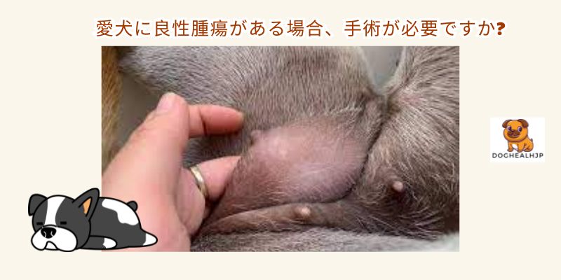 愛犬に良性腫瘍がある場合、手術が必要ですか?