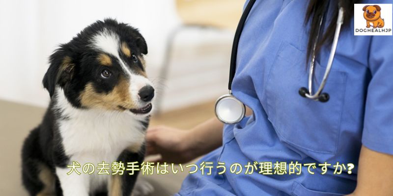 犬の去勢手術はいつ行うのが理想的ですか?